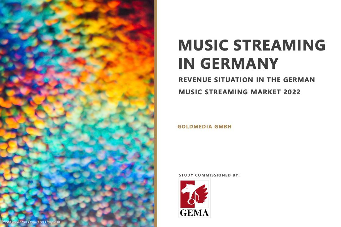 GEMA Goldmedia study on music streaming