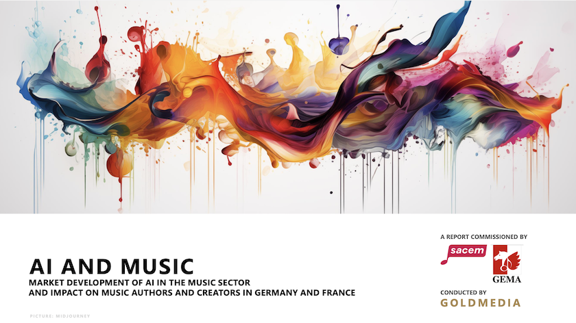 Sacem GEMA AI and Music Report