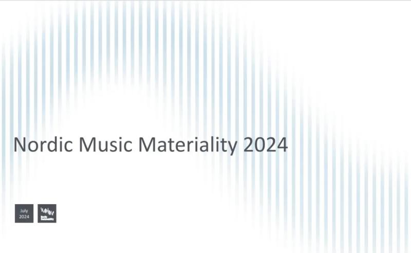 Nordic Music Materiality