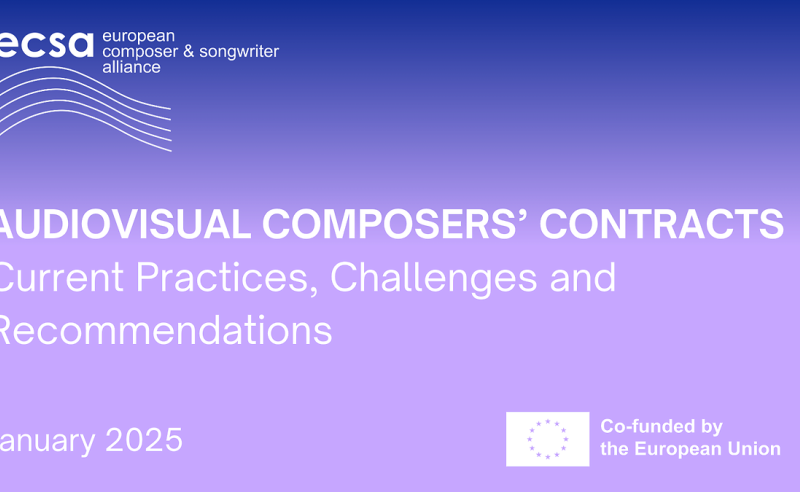 ECSA AV Composers Contracts Report